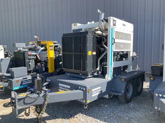 2023 Atlas Copco PAC H64 Trailer-Mounted T/A Water Pump (Unused)