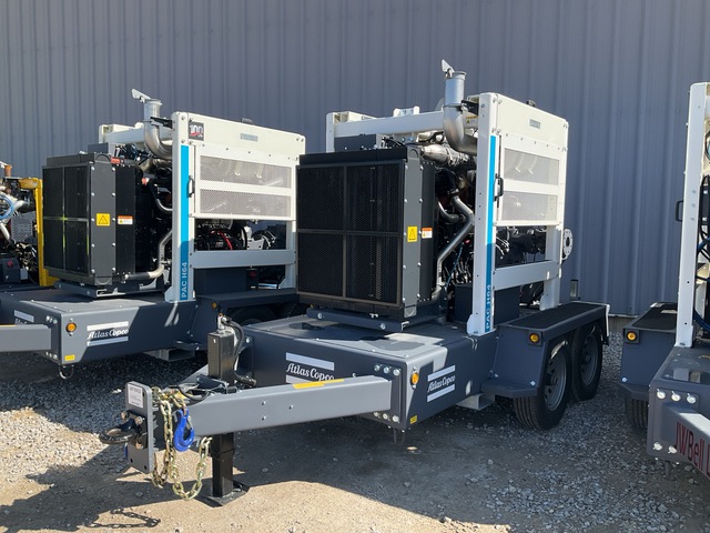 2023 Atlas Copco PAC H64 Trailer-Mounted T/A Water Pump (Unused)