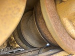 Undercarriage with Left Track Rollers