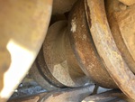 Undercarriage with Left Track Rollers