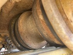 Undercarriage with Left Track Rollers