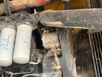 Engine with A/C Compressor