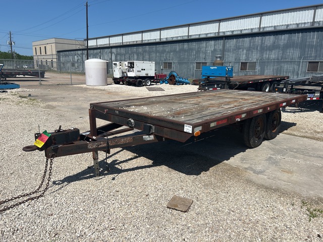 2001 Falcon 16 ft T/A Flatbed Trailer