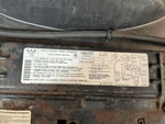 Engine with Emission Control Label