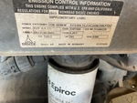 Engine with Emission Label