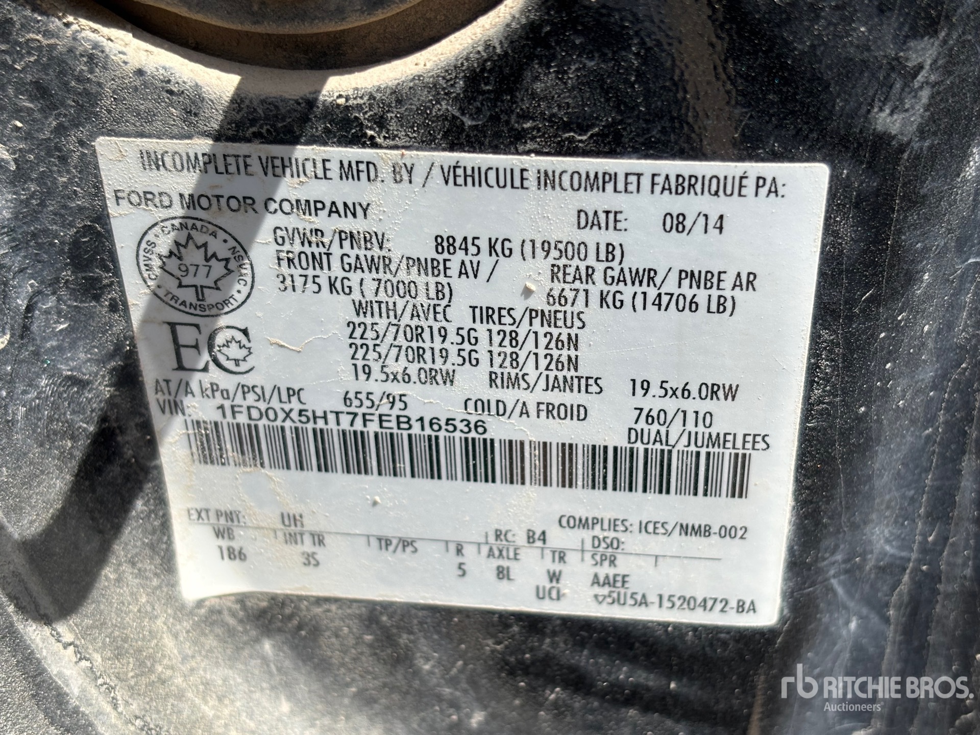 General Appearance with Second Serial Number/VIN Photo