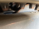 Undercarriage with Vordere Führungsrolle, Verschleiß