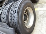 NN084209 - 2022 International LT625: Left Front Drive Tires