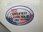 NN025854 - 2022 International LT625: Clean Idle Sticker