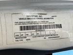 NN433201 - 2022 International LT625: Emission Label