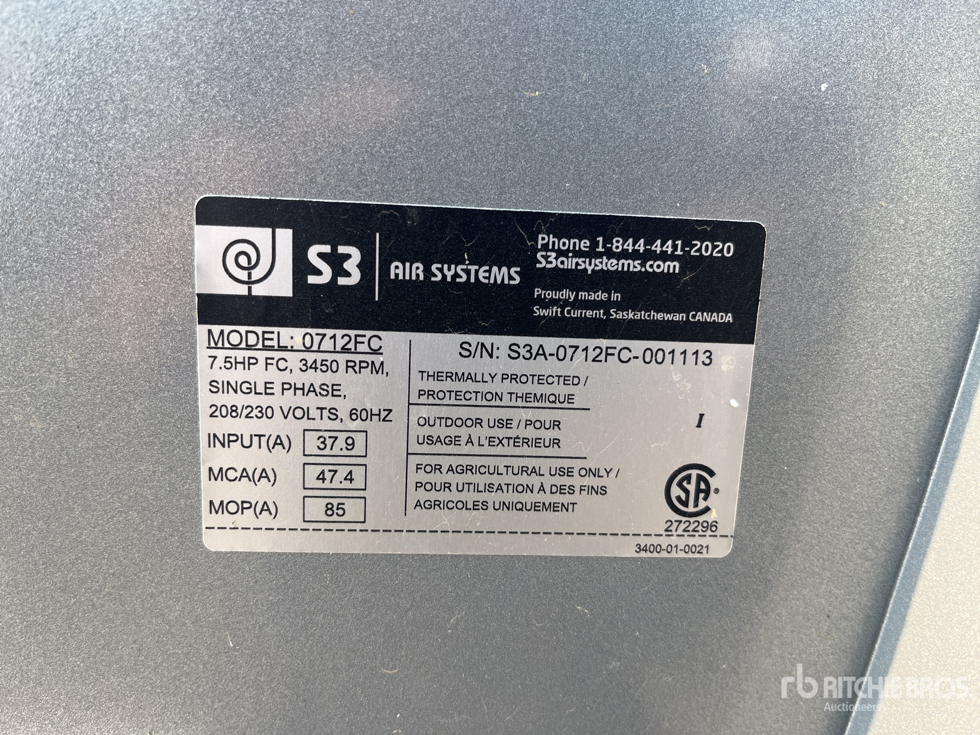 General Appearance with Numéro de série/Numéro d'identification du véhicule automobile