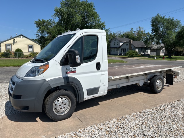 2015 Dodge 3500 Promaster 4x2 Flatbed Truck