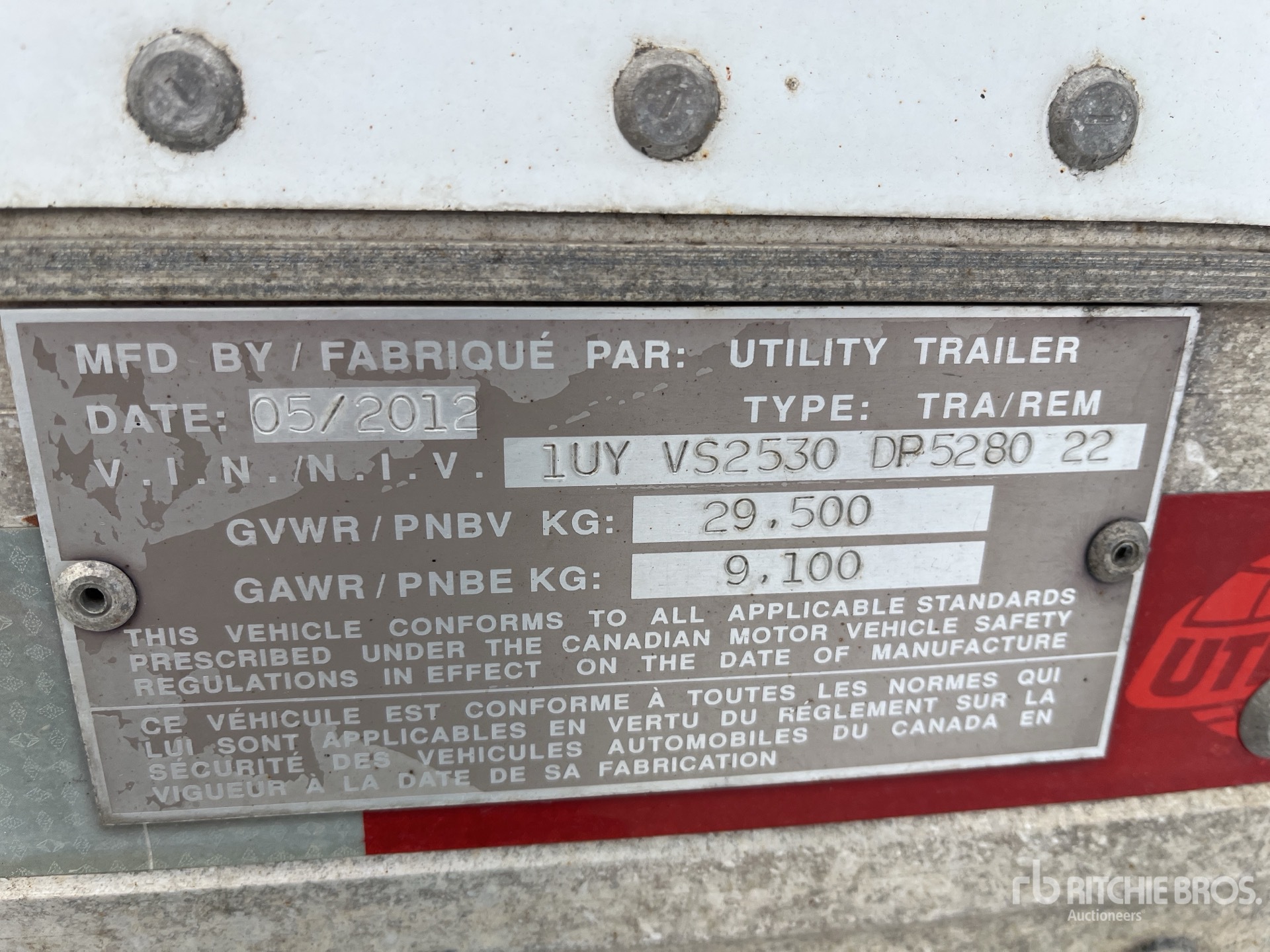 General Appearance with N.º de serie/VIN