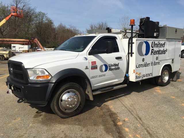 2012 Ram 5500 Heavy Duty 4x4 Service Truck w/ Crane 2012 Ram 5500 Heavy Duty 4x4 Service Truck w/ Crane