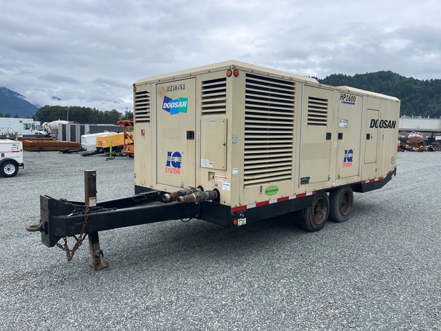 2013 Doosan HP1600WCU-T4I 1600 cfm Mobile Air Compressor