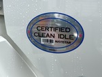 MN237014 - 2021 International LT625: Clean Idle Sticker
