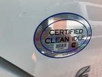 MN088315 - 2021 International LT625: Clean Idle Sticker