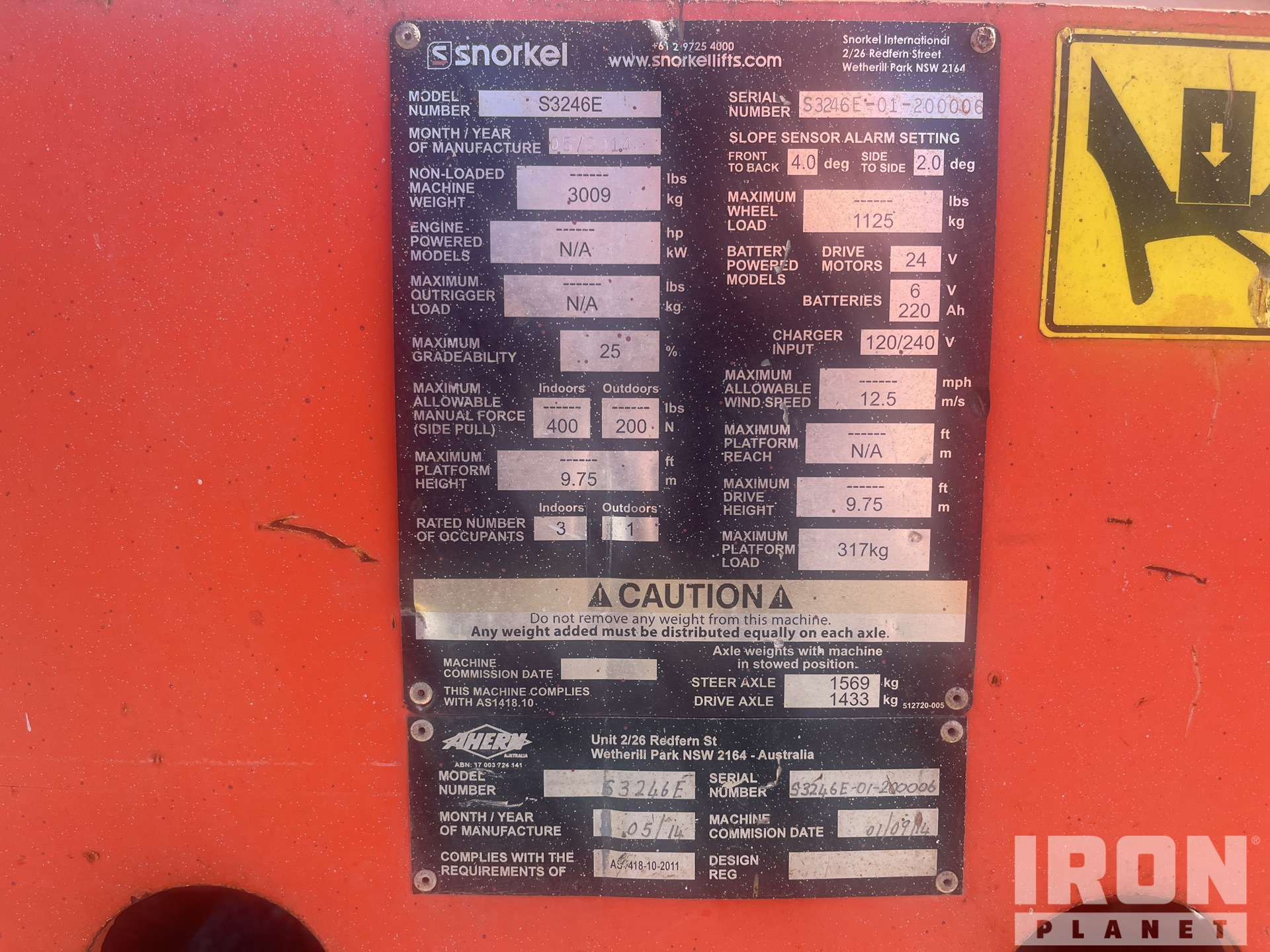 General Appearance with Numer seryjny/numer identyfikacyjny pojazdu