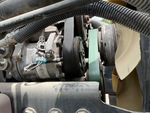 Engine with A/C Compressor