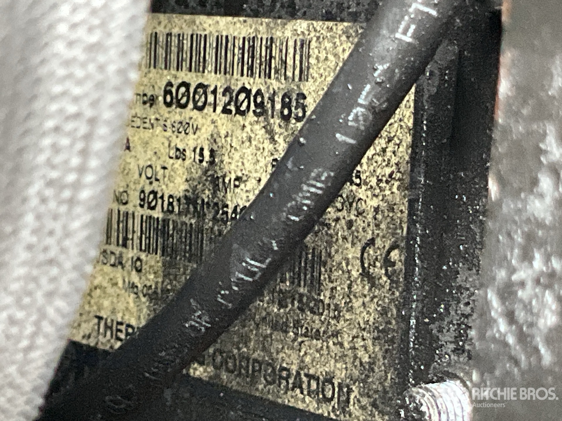 General Appearance with Refrigeration Unit Serial Number