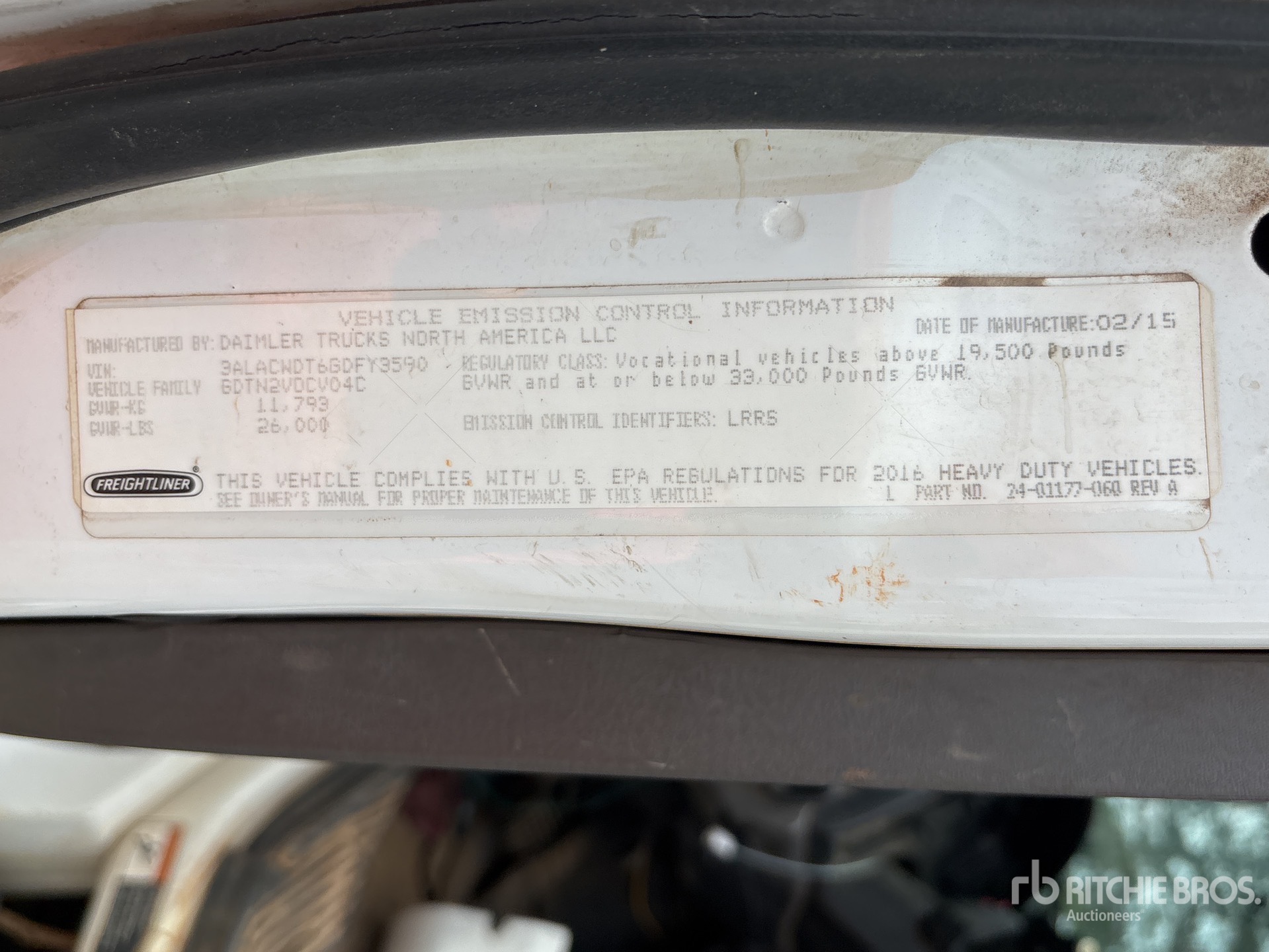 General Appearance with Numéro de série/Numéro d'identification du véhicule automobile
