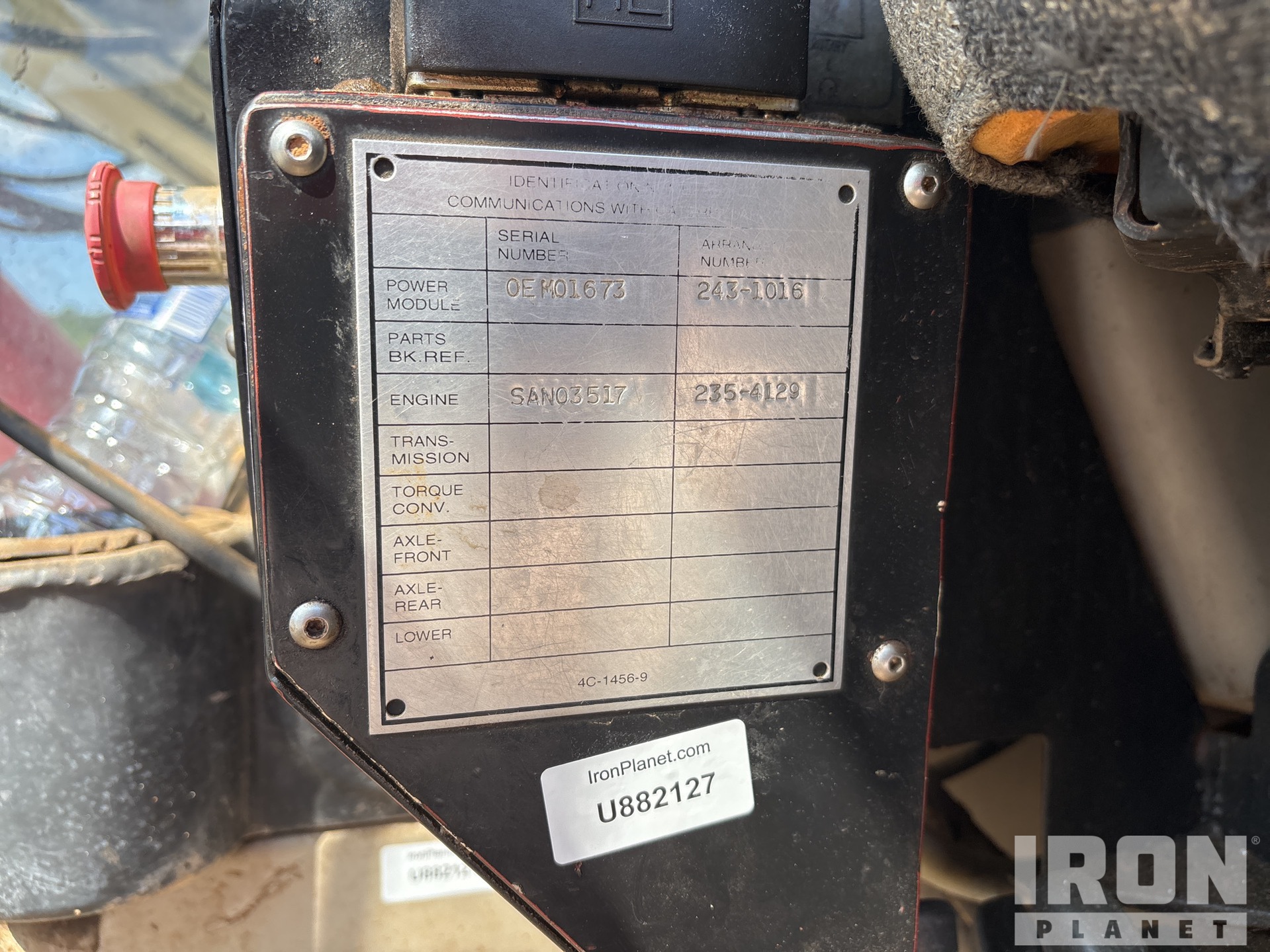 General Appearance with N.º de serie/VIN