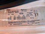 NN537197 - 2022 International LT625: Motor Vehicle Safety Standards Label