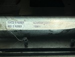 General Appearance with Second Serial Number/VIN Photo