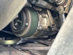 Engine with A/C Compressor