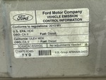 Engine with Emission Label