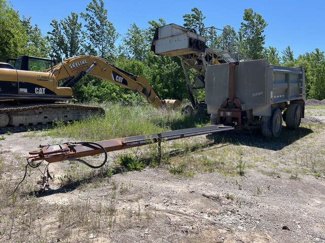 RTI 15 ft T/A Spread Axle Aluminum Pup Dump Trailer