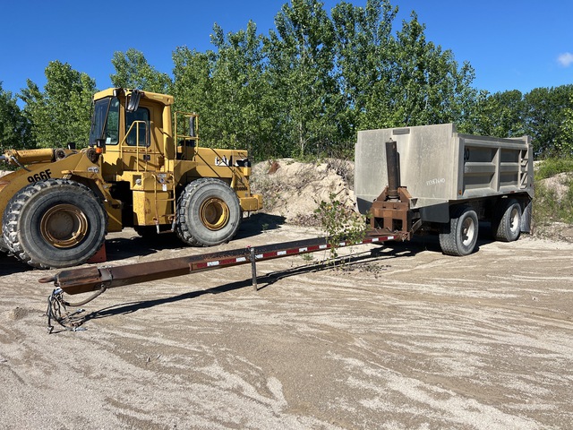 RTI 15 ft T/A Spread Axle Aluminum Pup Dump Trailer