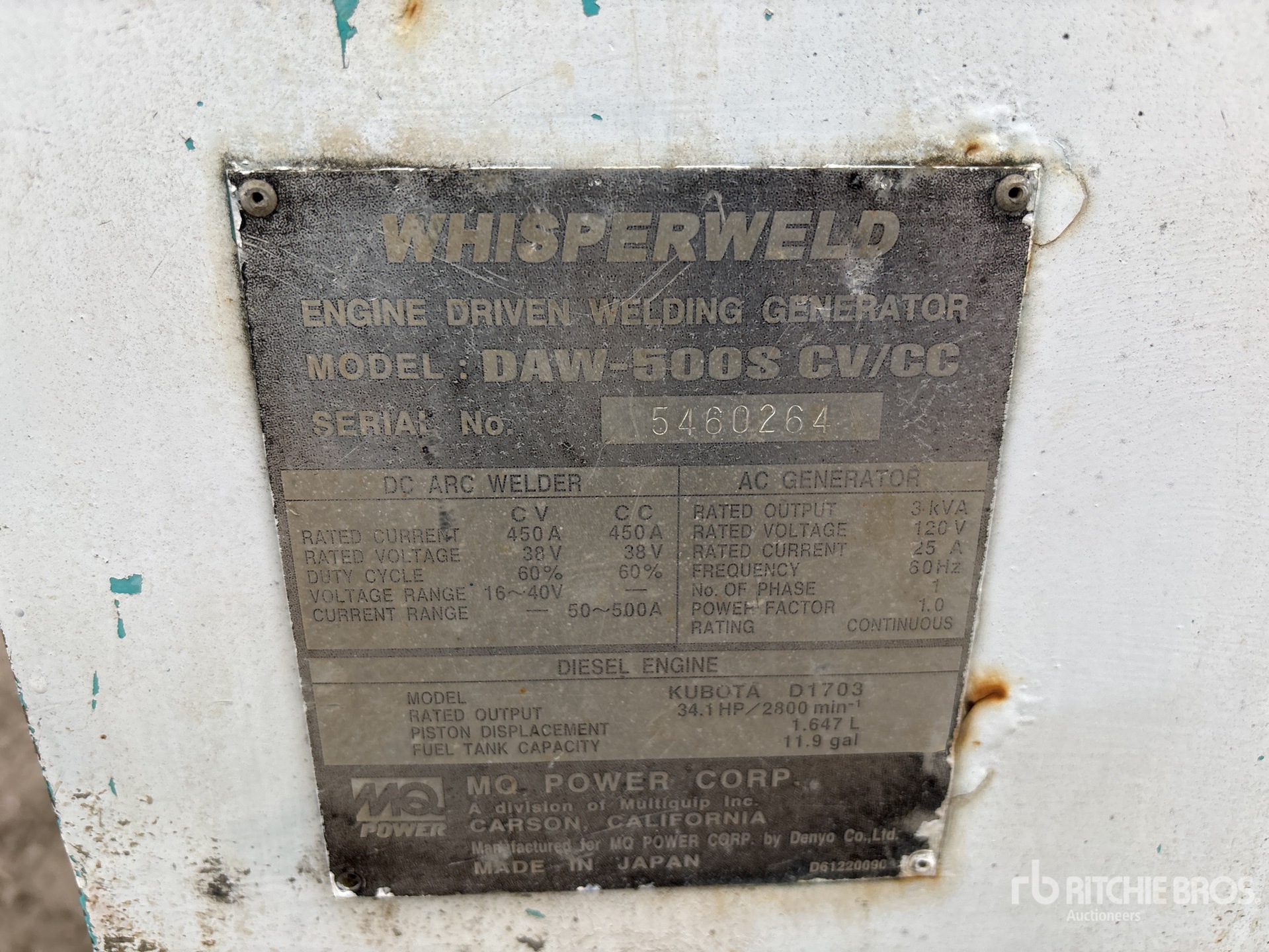 General Appearance with Seriennummer / FIN