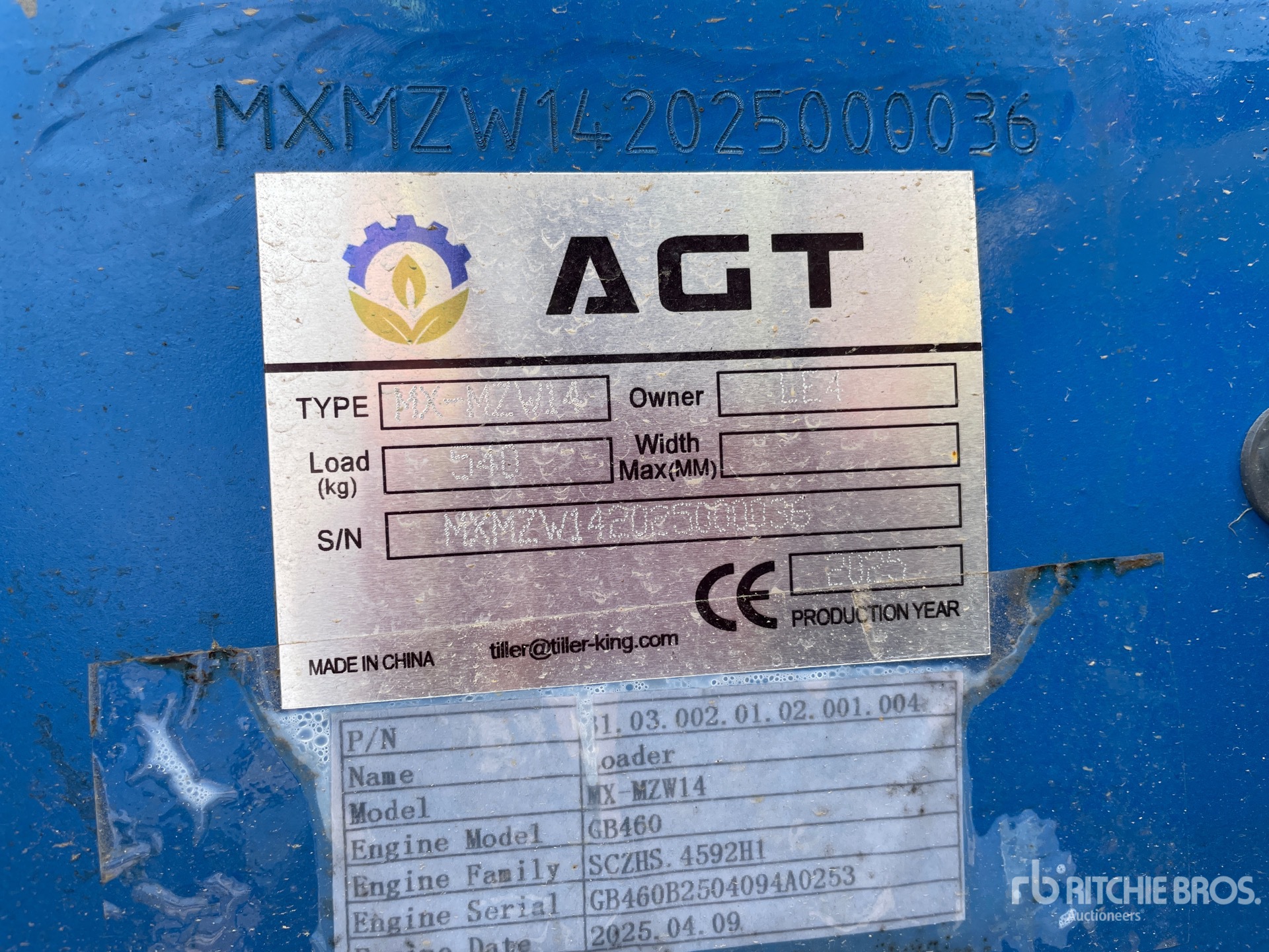 MINI CARGADOR SOBRE RUEDAS 2025 AGT MXMZW14