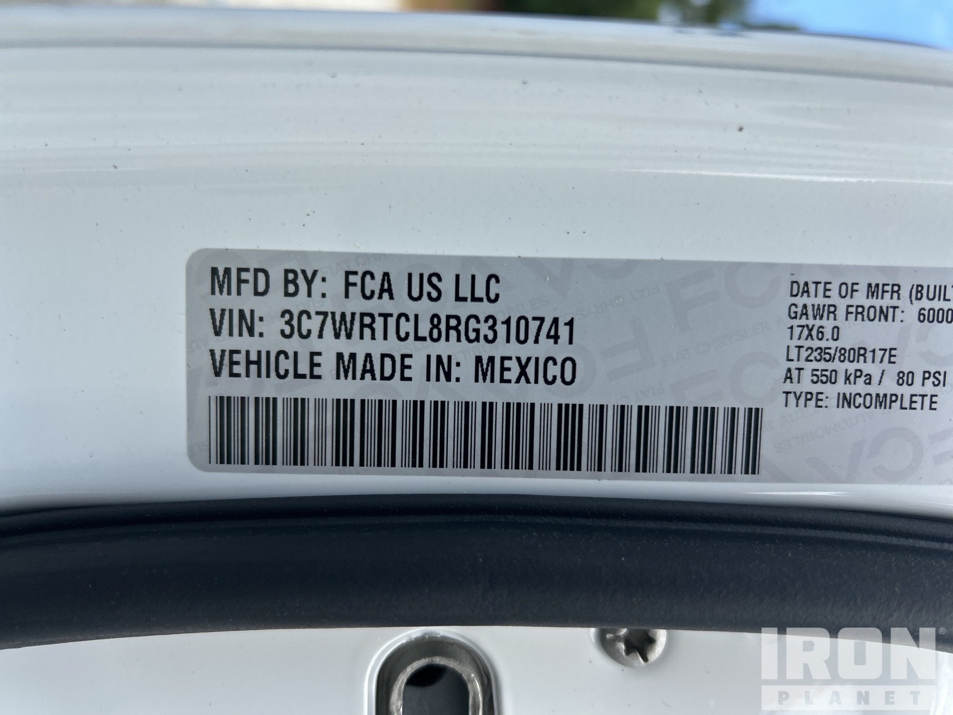 General Appearance with Seriennummer / FIN