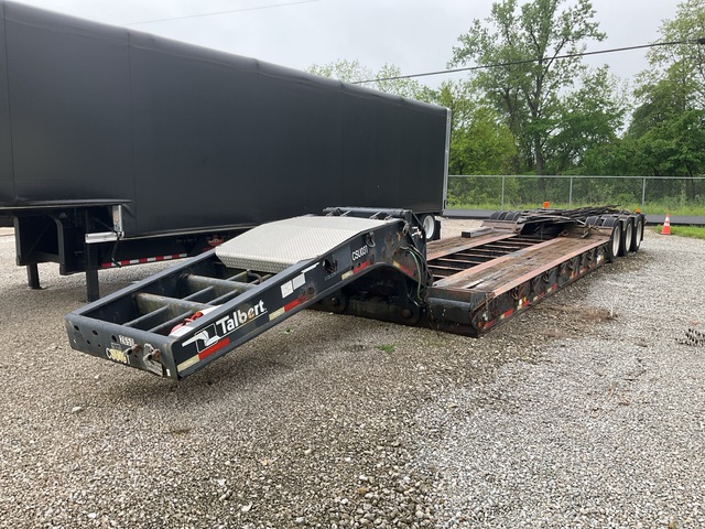 2004 Talbert T30W-50-HRG-1-T1 102000 lb Tri/A Single Drop Removable Gooseneck Lowboy Trailer