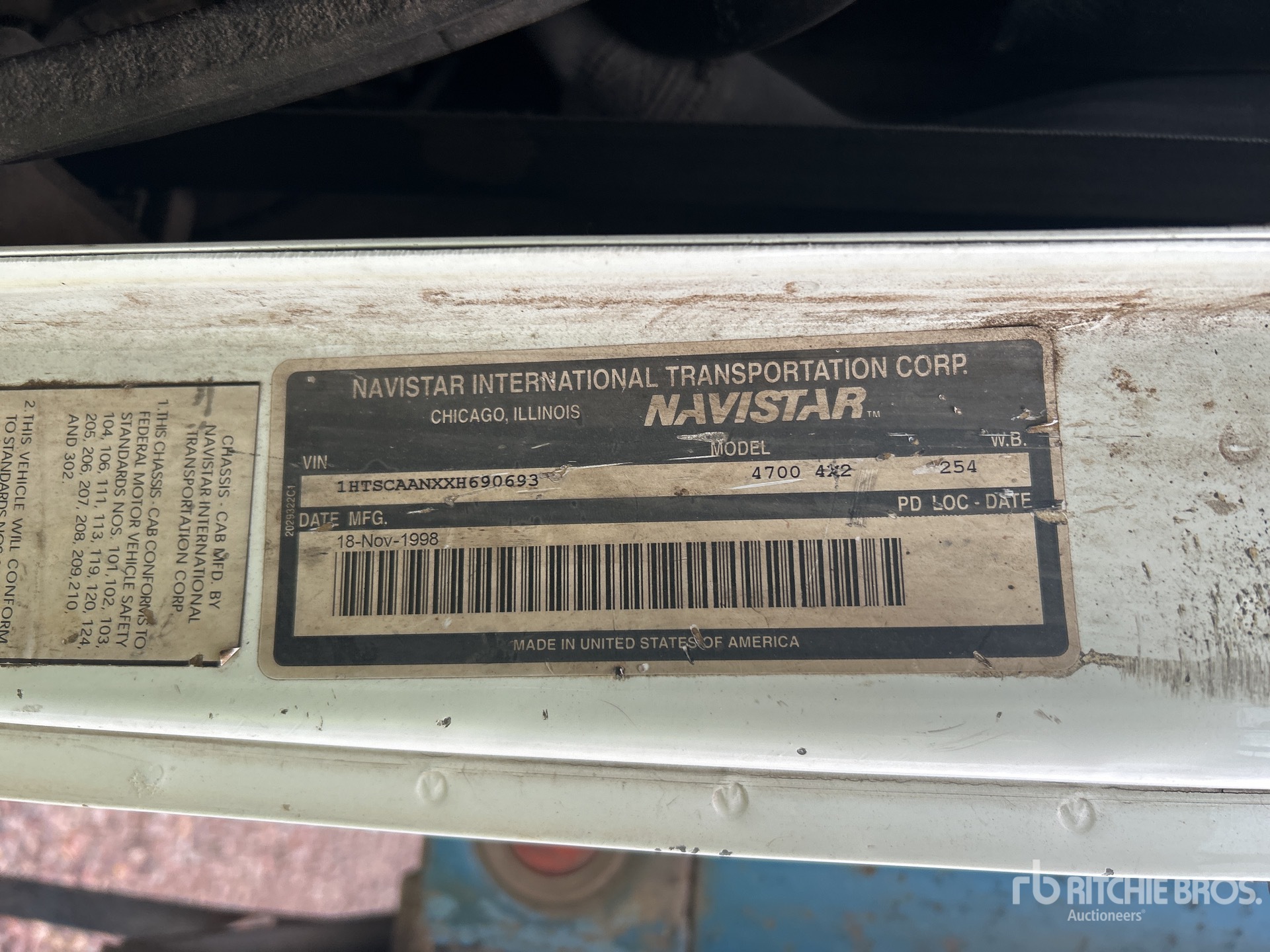 General Appearance with Numéro de série/Numéro d'identification du véhicule automobile