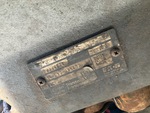 KN728933 - 2019 International LT625: Transmission Data Tag