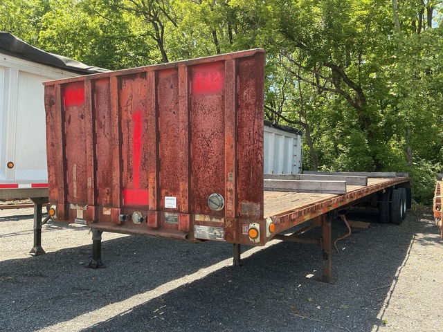 1996 Trailmobile F71T-6UAA 85000 lb 48 ft T/A Flatbed Trailer