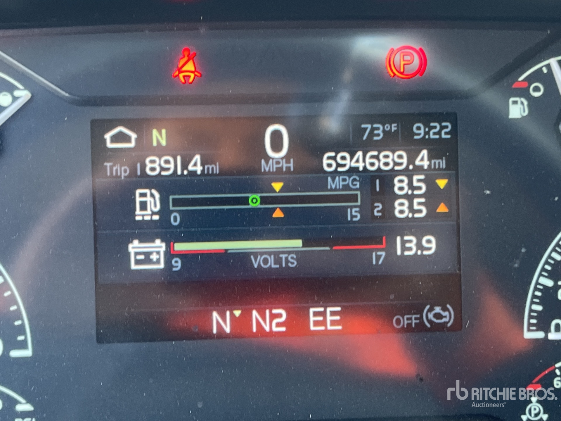 General Appearance with Hour Meter / Odometer