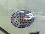 KN160283 - 2019 International LT625: Clean Idle Sticker
