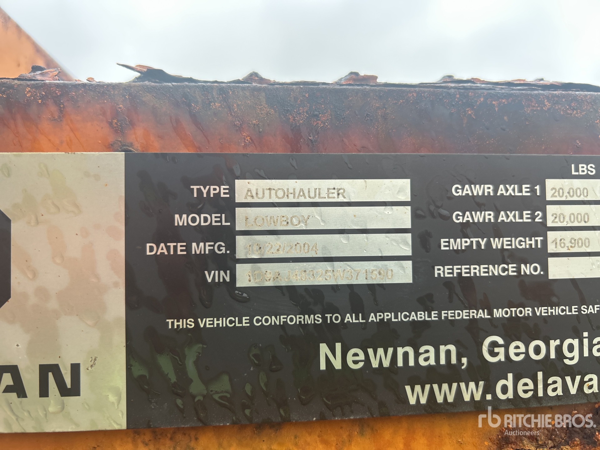 General Appearance with Numéro de série/Numéro d'identification du véhicule automobile