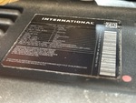 KL729454 - 2019 International LT625: Engine Data Tag