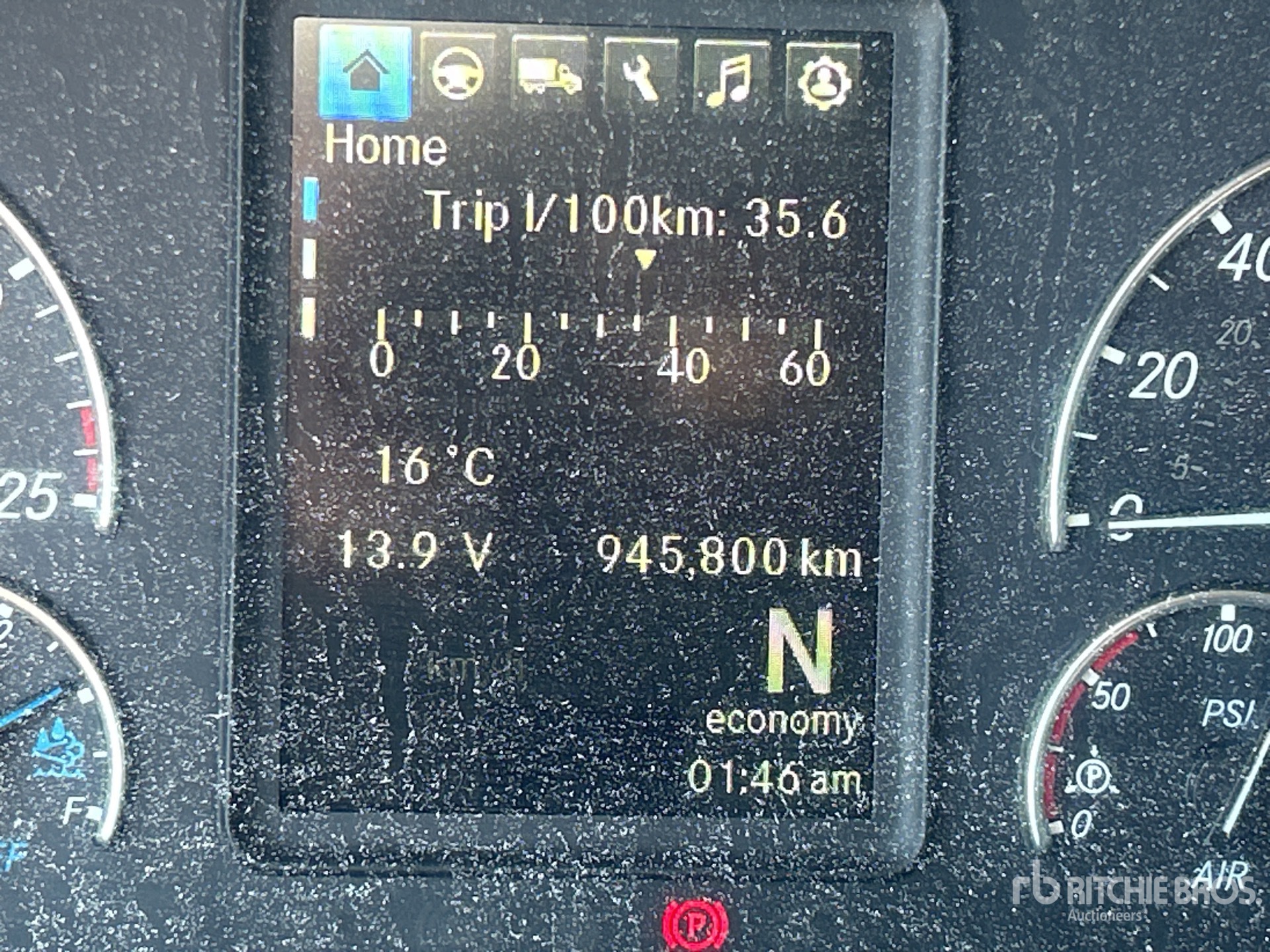 General Appearance with Hour Meter / Odometer