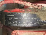 Engine with Emission Label