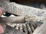 Undercarriage with Left Track Tensioner