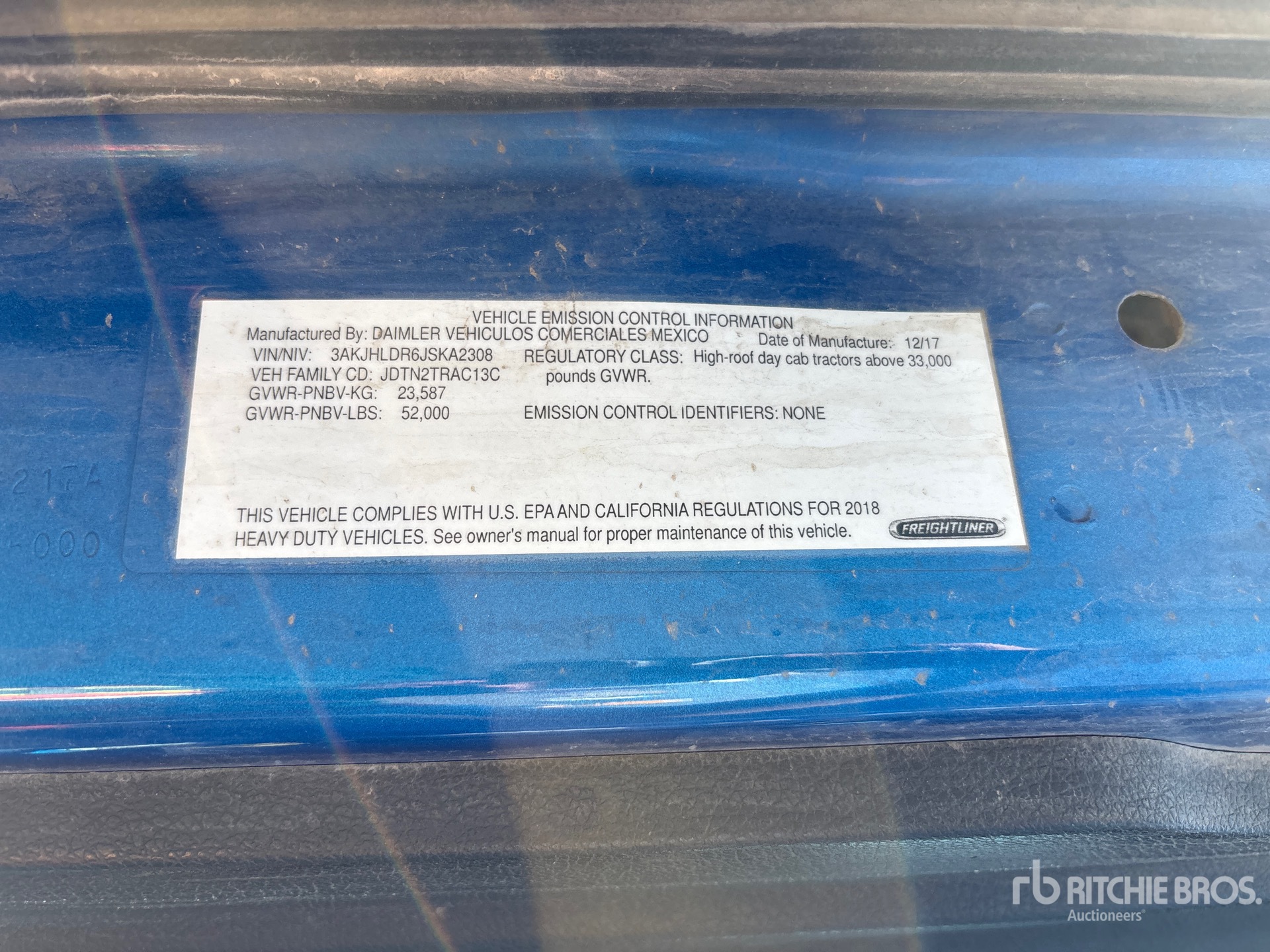 General Appearance with Second Serial Number/VIN Photo