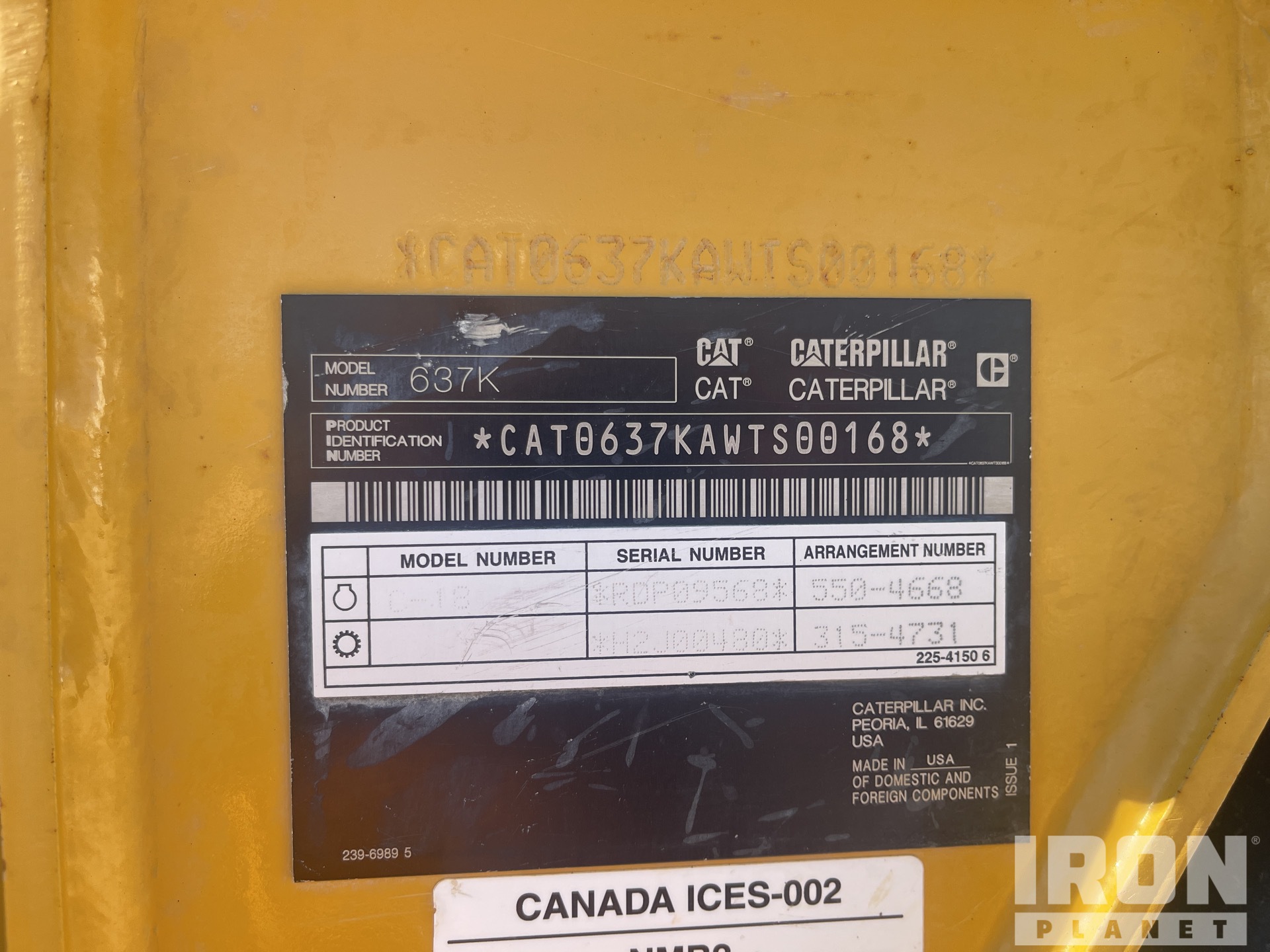 General Appearance with Seriennummer / FIN