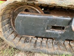Undercarriage with Left Track Tensioner