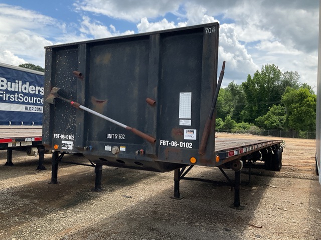2006 Clark CFBT Flatbed Trailer